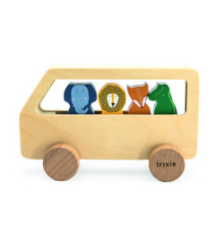 image of Trixie Wooden Animal Bus with sku:329019