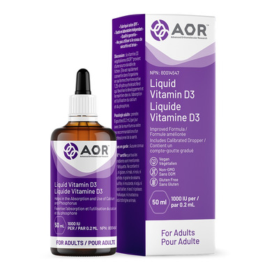 AOR Vitamin D3 Liquid Adult Formula AOR Vitamin D3 Liquid Adult Formula