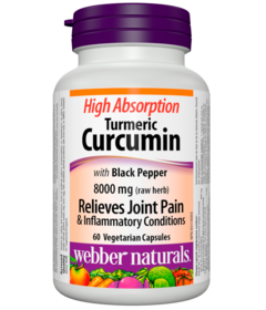 Webber Naturals Turmeric Curcumin with Black Pepper