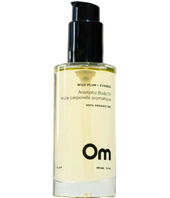 image of Om Organics Wild Plum + Cypress Aromatic Body Oil with sku:337834