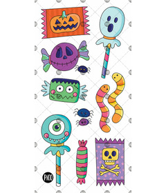 PiCO Temporary Tattoos Halloween Candy