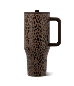 HydroJug Traveler Brown Leopard