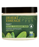 Desert Essence tampons nettoyants quotidiens naturels à l'huile de théier
