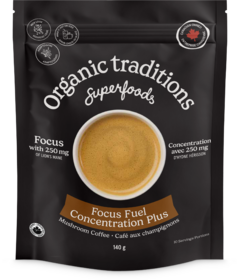 Organic Traditions Focus Fuel Instant Mushroom Coffee