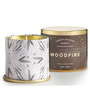 Illume Woodfire Demi Tin Candle