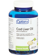 Option+ Cod Liver Oil with Vitamin D3 550mg