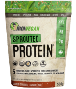 Iron Vegan Sprouted Protein Powder Salted Caramel