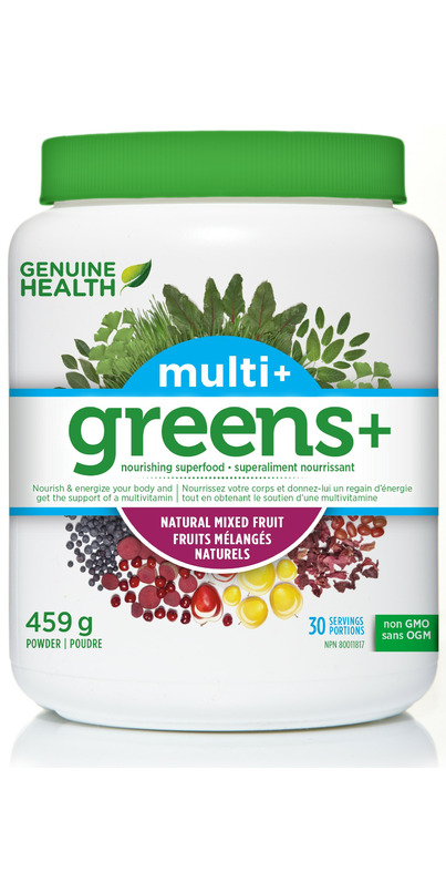 Buy Genuine Health Greens+ Multi+ Natural Mixed Fruit at Well.ca | Free ...