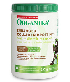 Organika Enhanced Collagen Protein Chocolate Chip Mint