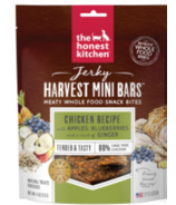 The Honest Kitchen Jerky Harvest Mini Bars Fruit & Chicken Recipe