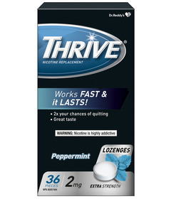 Thrive 2mg Nicotine Replacement Lozenges Peppermint 