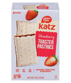 Katz Gluten Free Toaster Pastries Strawberry