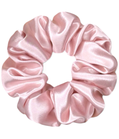 HoneyLux Premium Organic Silk Scrunchie Regular Pink