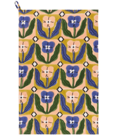 Danica Studio Block Printed Dishtowel Teppi