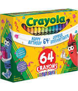 Crayola Crayons 64th Birthday Edition 64 Count