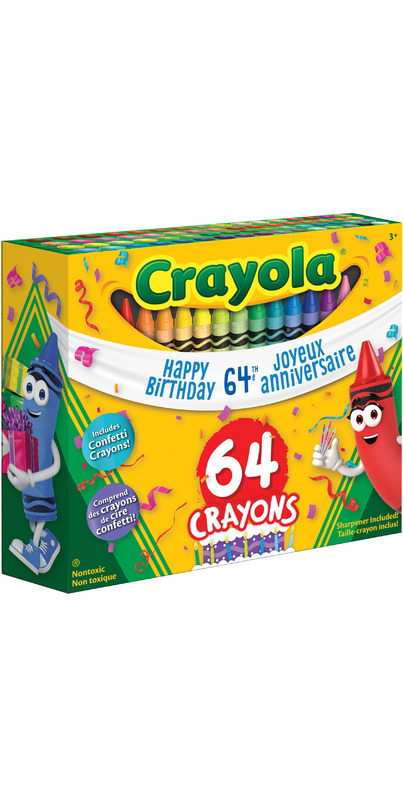 Buy Crayola Crayons 64th Birthday Edition 64 Count at Well.ca | Free ...