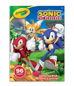 Crayola Colouring Book Sonic
