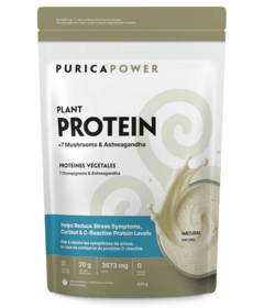 Purica Power Plant Protein + 7 Mushrooms & Ashwagandha Natural