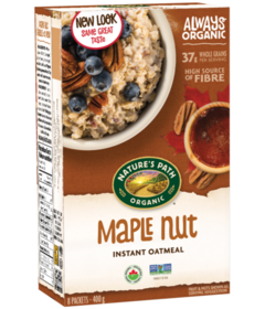 Nature's Path Organic Instant Oatmeal Maple Nut