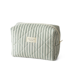 Dans Le Sac Large Pouch Sage Stripes