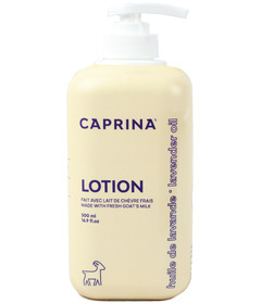 Caprina Body Lotion With Fresh Goat Milk Lavender Oil