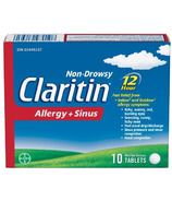 Claritin allergie sans somnolence & Sinus