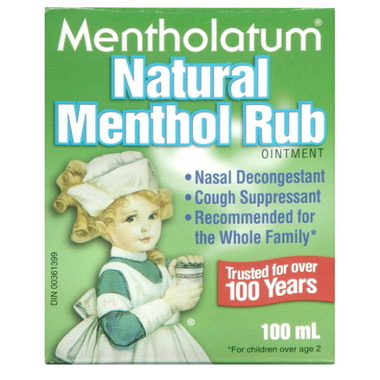 Mentholatum Natural Menthol Rub Ointment Mentholatum Natural Menthol Rub Ointment