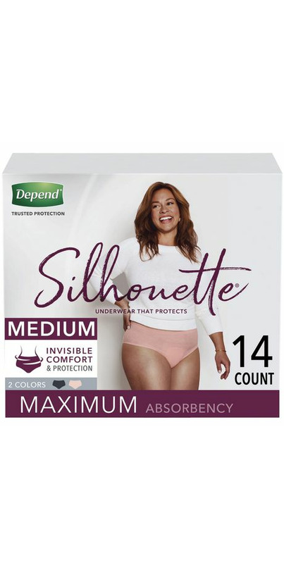 Buy Depend Silhouette Incontinence Underwear for Women Max Absorbency  Medium at
