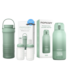 Momcozy Portable Baby Bottle Warmer + Cooler Bundle