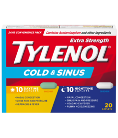 Tylenol Cold & Sinus Extra Strength Daytime + Nighttime Caplets