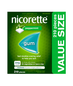 Nicorette Gum Peppermint 2mg