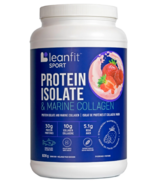 Leanfit Sport Protein Isolate & Marine Collagen Strawberry Raspberry