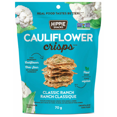 Hippie Snacks Cauliflower Crisps Classic Ranch Hippie Snacks Cauliflower Crisps Classic Ranch
