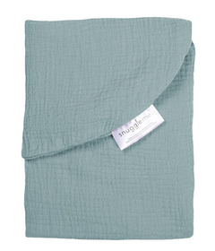 Snuggle Me Organic Lounger Curve Muslin Cover Slate