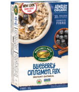 Nature's Path Organic Instant Oatmeal Blueberry Cinnamon Flax