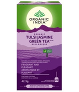 Thé vert Tulsi et jasmin biologique d'Inde 