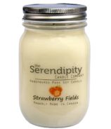 Serendipity Candles Mason Jar Strawberry Fields