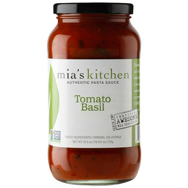 Mia\'s Kitchen Tomato Basil Pasta Sauce Mia\'s Kitchen Tomato Basil Pasta Sauce