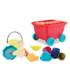 B. Toys Wavy-Wagon Clear Red