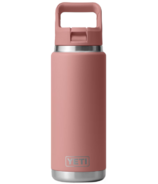 YETI Rambler Straw Bottle Sandstone Pink