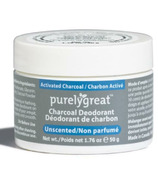 Purelygreat Unscented Charcoal Cream Deodorant