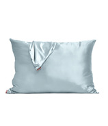 Kitsch Standard Satin Pillowcase Haze Blue