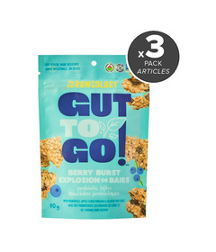 Rawcology Gut To Go Probiotic Bites Berry Burst Bundle