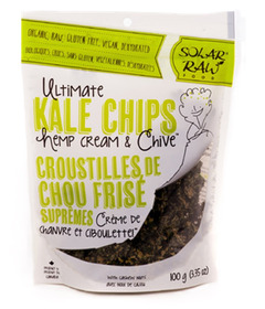 Solar Raw Food Ultimate Kale Chips Hemp Cream & Chive