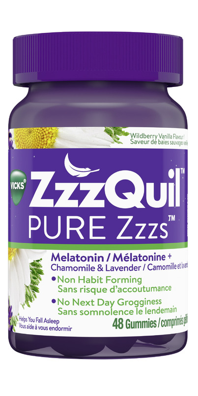 Buy Vicks ZzzQuil PureZzz Melatonin Gummies at Well.ca | Free Shipping ...