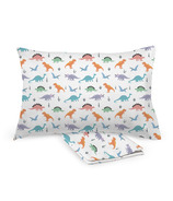 BreathableBaby Cotton Percale Pillowcase Dinosaurs