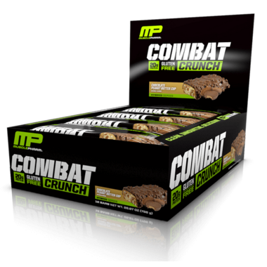 Musclepharm Combat Crunch Protein Bar Case Chocolate Peanut Butter Cup Musclepharm Combat Crunch Protein Bar Case Chocolate Peanut Butter Cup