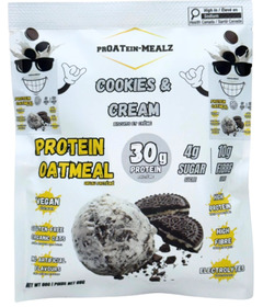 Proatein-Mealz Protein Oatmeal Cookies N' Cream