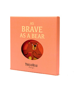 ThreadBear Brave as a Bear Rag Book