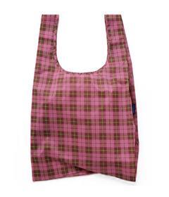 BAGGU Standard Baggu Azalea Pink Tartan